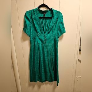 Banana Republic silk polka dot dress